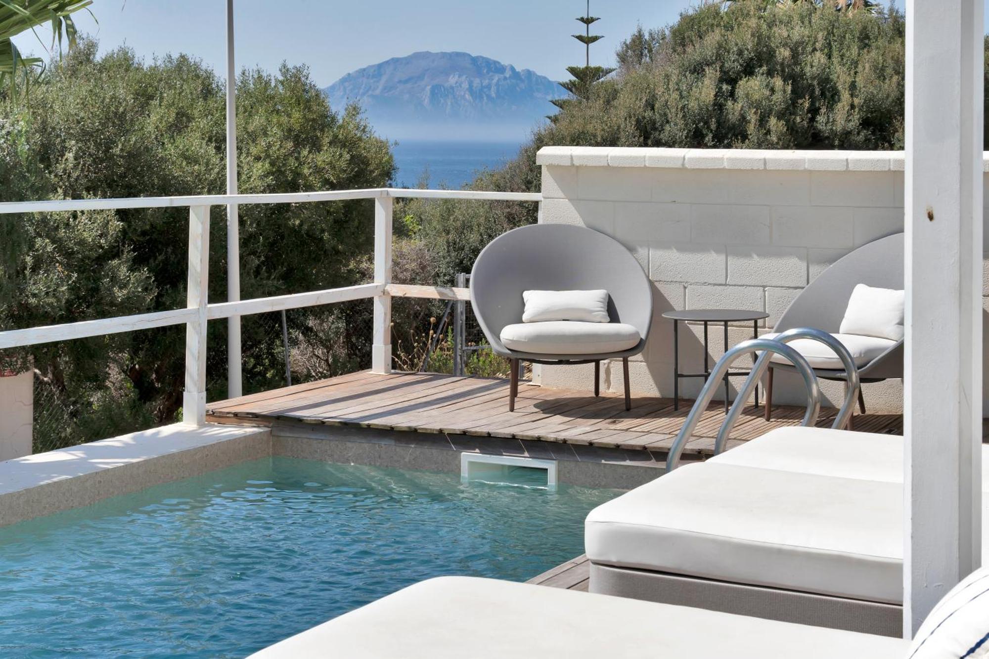 Increible Villa De Madera Con Vistas Al Mar Algeciras Exterior photo